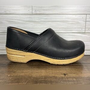 Dansko Professional Black/Natural Oiled size 41